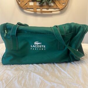 Lacoste Green Duffel Bag
